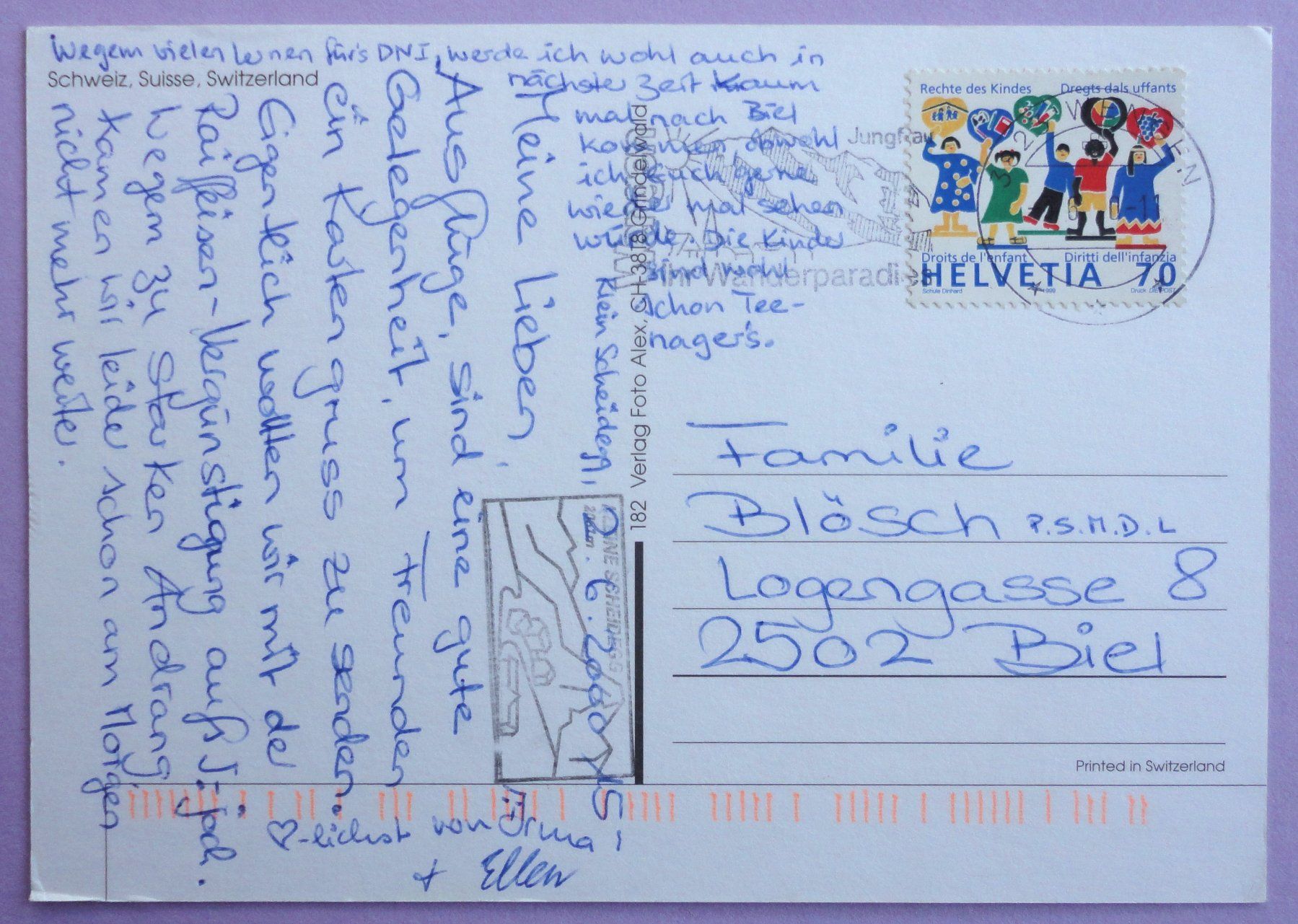 Cartoline postali: Kleine Scheidegg - Männlichen – Usato da Fétigny venduto da Billy2miny 1