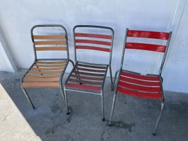 3 Gartenstühle Schaffner/Bigla/ feuerverzinkt