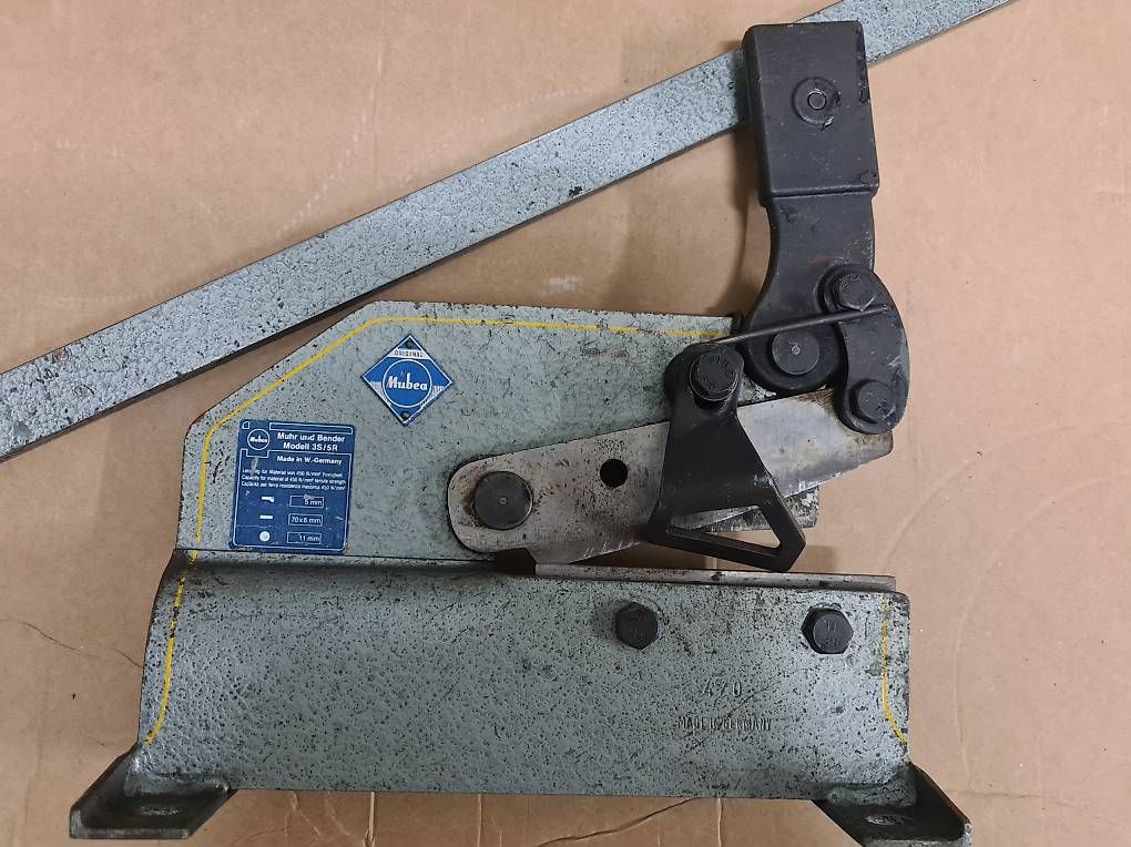 Tutti gli attrezzi: Mubea Blech Handhebelschere Modell 3S/5R – Usato da Ramiswil venduto da bierer95 1
