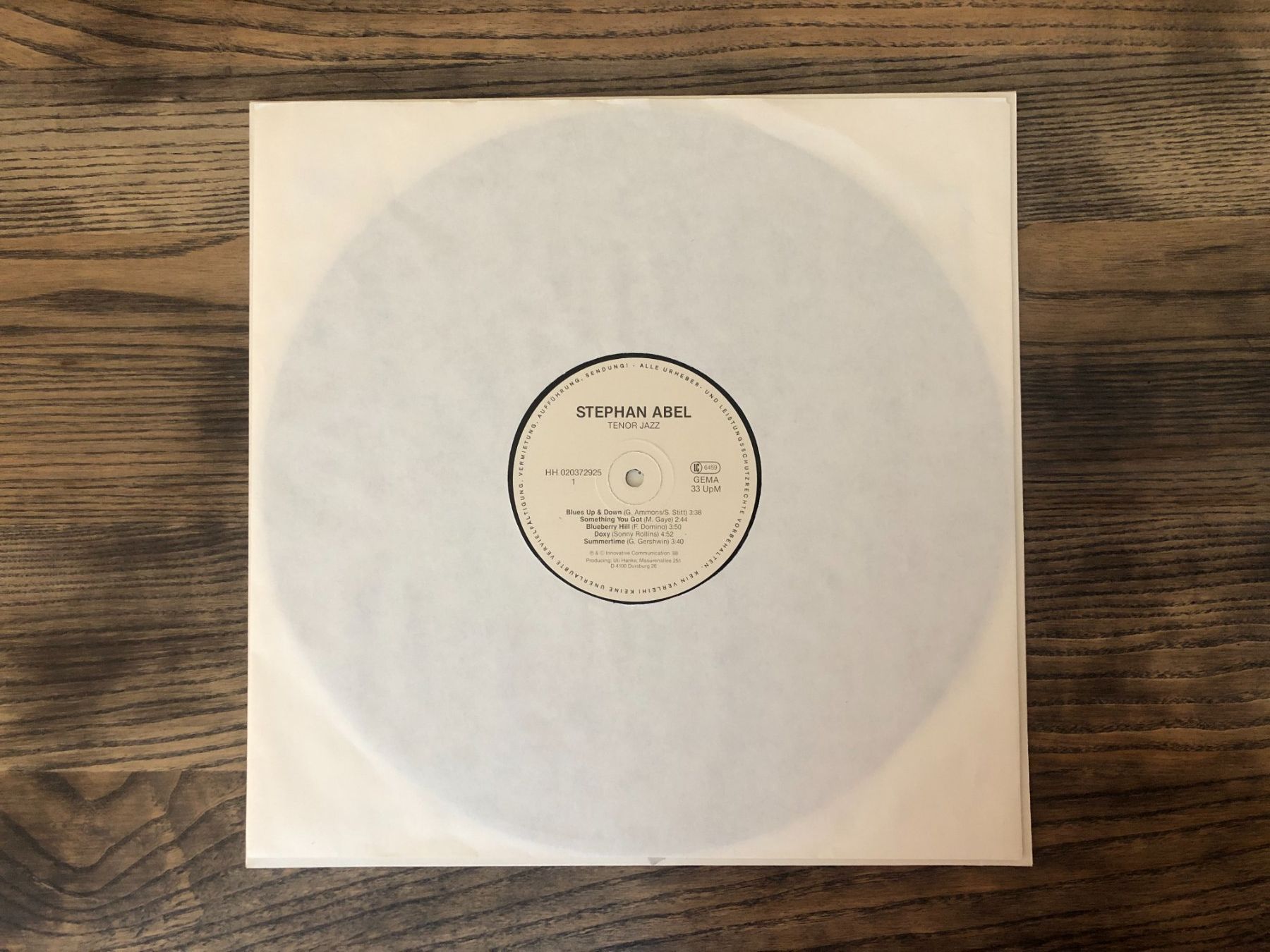 Vinyles: LP Stephan Abel Tenor Jazz mit Autogramm – D'occasion à Berg am Irchel par Zweiti_Chance 2