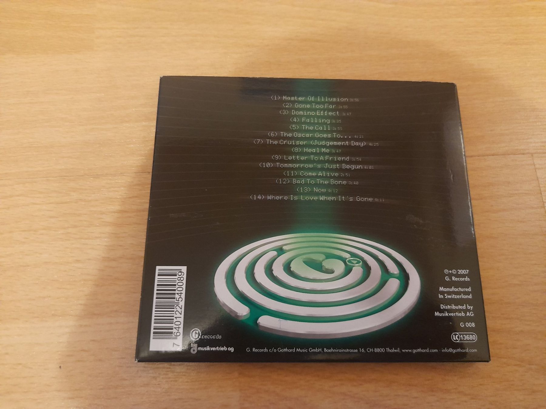 CDs: CD Gotthard Domino Effect – D'occasion à Lustmühle par chevi03 4
