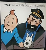 Tintin, Calendrier  1992, une année de mille sabords.