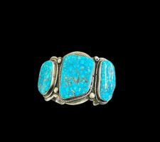 Native american navajo braclet handmade turquoise