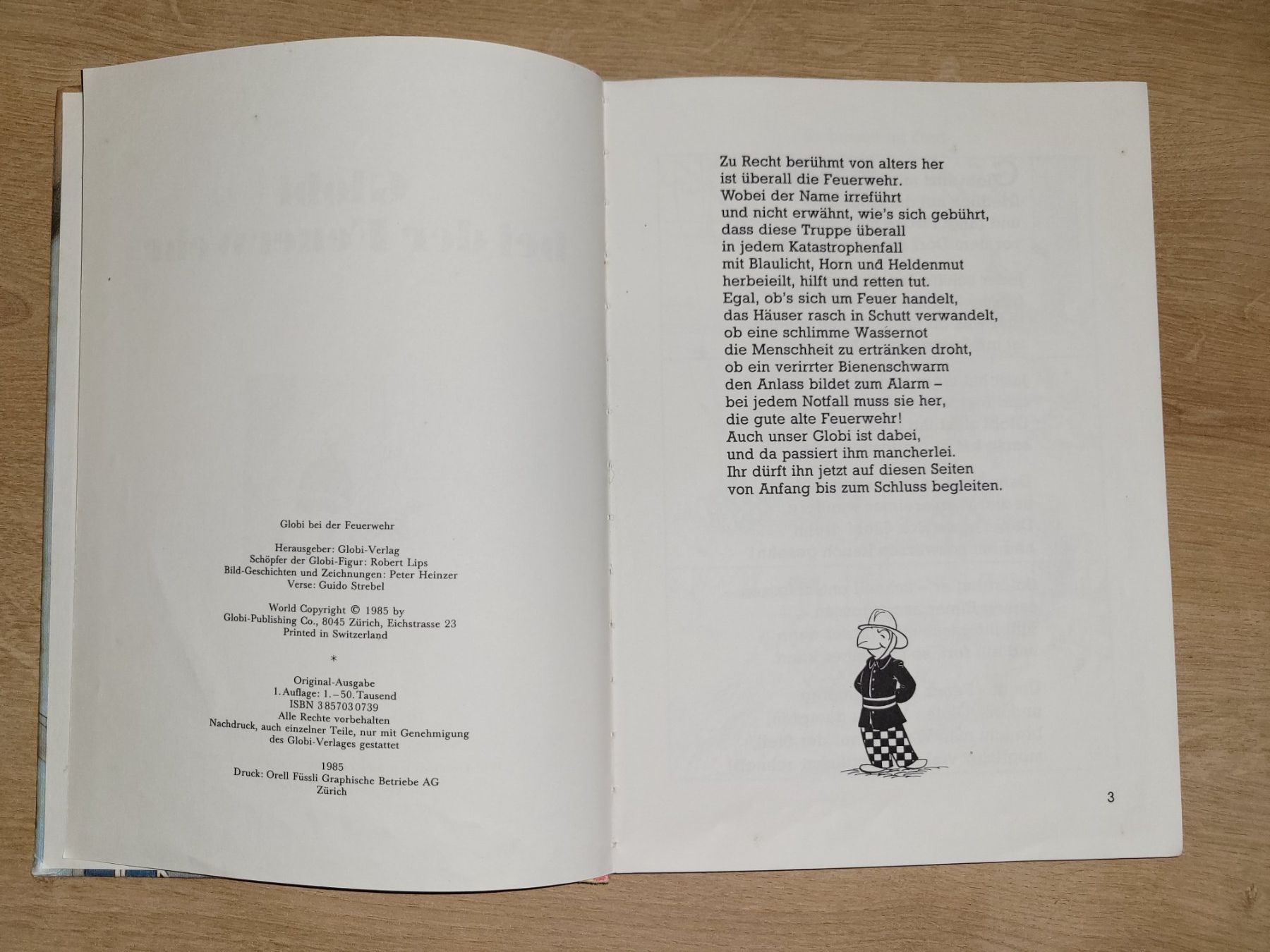 Libri: Globi bei der Feuerwehr-Nr.52 – Usato da Niederuzwil venduto da 333x333 2