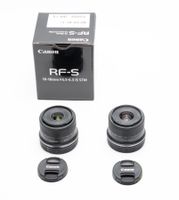 2 Canon RF Objektive, RF 10-18 mm, RF 18-45 mm, neu