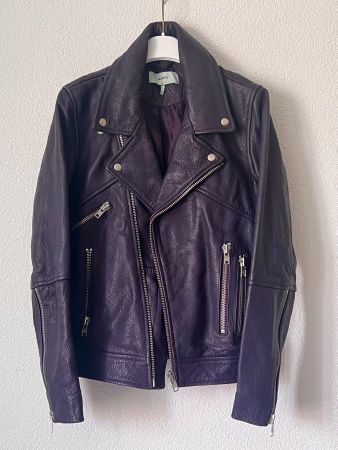 Veste en cuir élégante pour femme