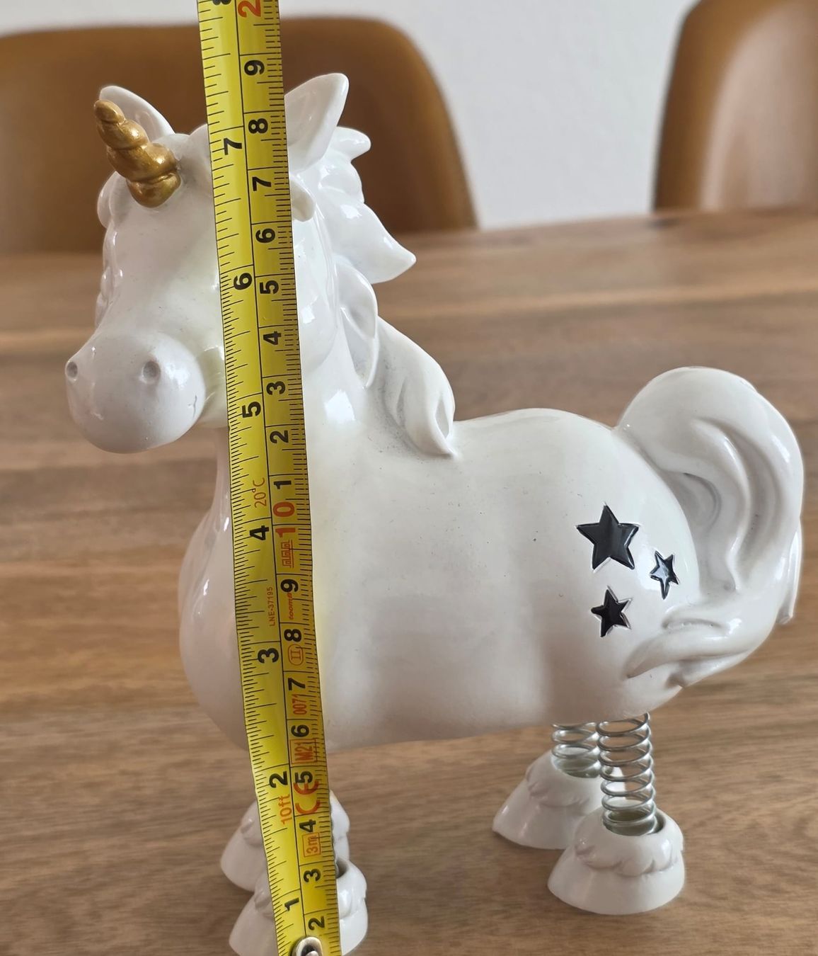 Tirelires: Spardose Einhorn Keramik mit Federn  – D'occasion à Rheinsulz par Dred 6
