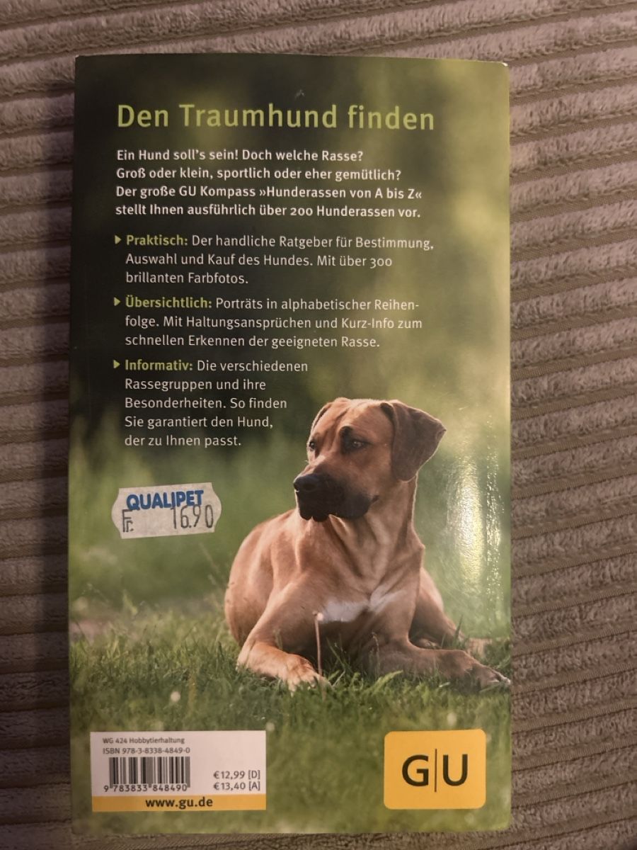 Libri: Hunderassen Buch – Usato da Aarwangen venduto da familiejoerin 1