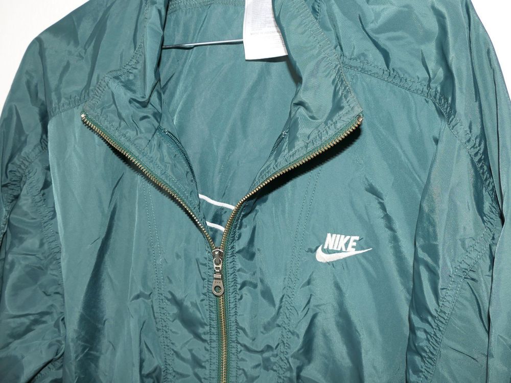 nike vintage jacke blau