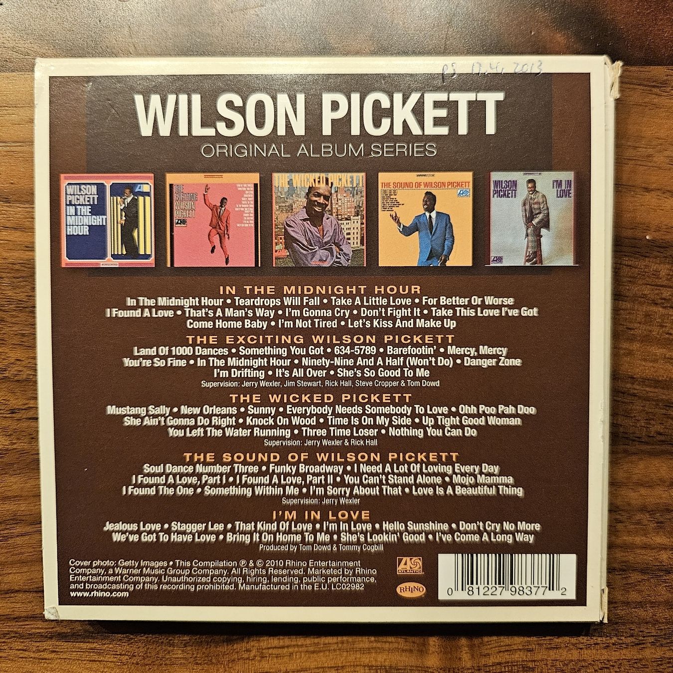 CD: 5 CD set Wilson Pickett – Usato da Zürich venduto da phillyboy2007 1