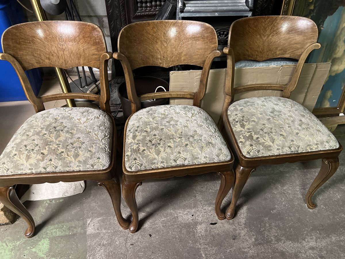 Horgen Glarus Sedie: 3 Antike Stühle, massiv,1858 Möbelfabrik Glarus – Usato da Rorschach venduto da TimelessTrading