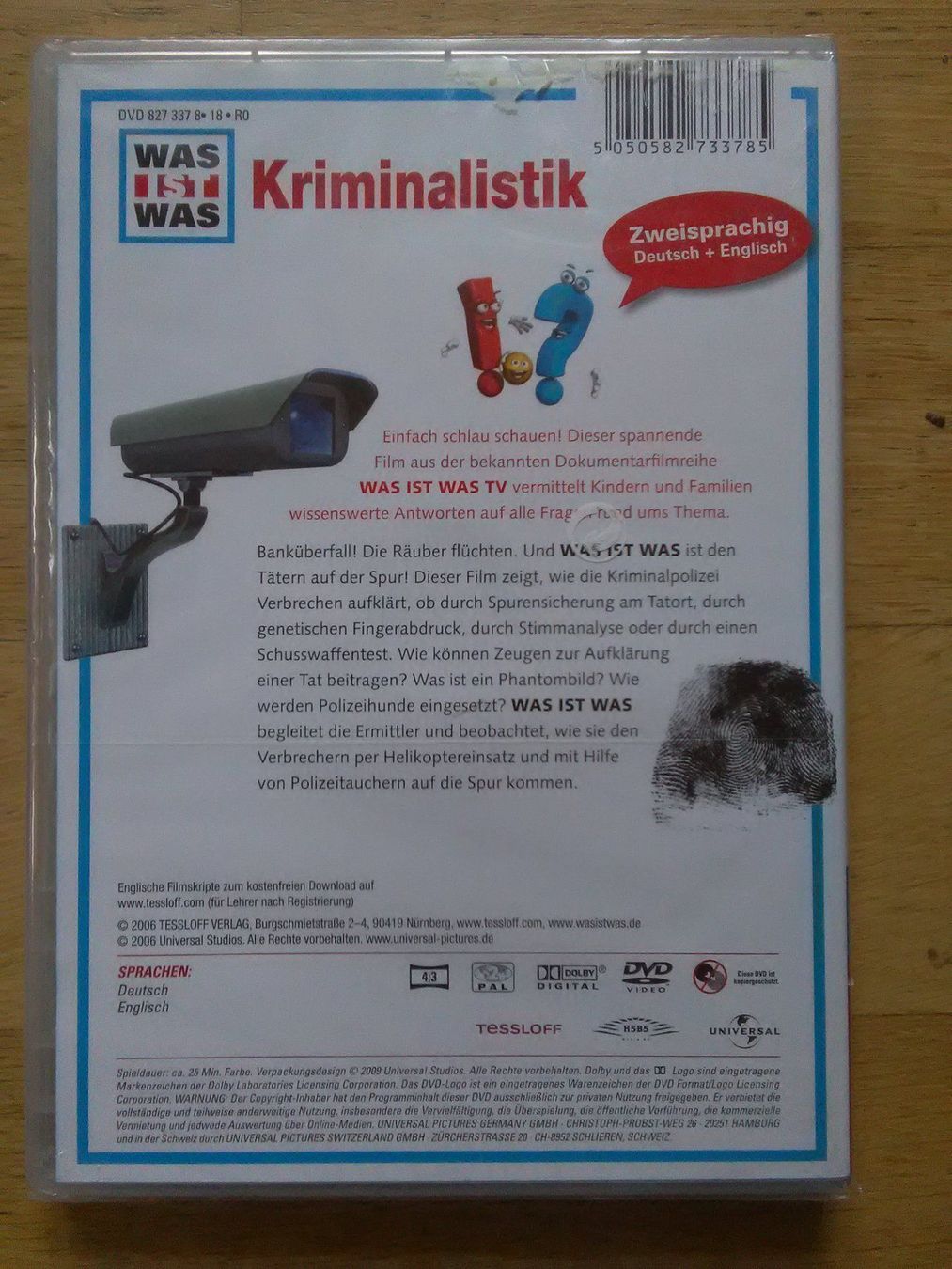 Tutti i DVDs: Was ist was - Kriminalistik – Nuovo e nell'imballaggio originale da St. Gallen venduto da elkapone 3