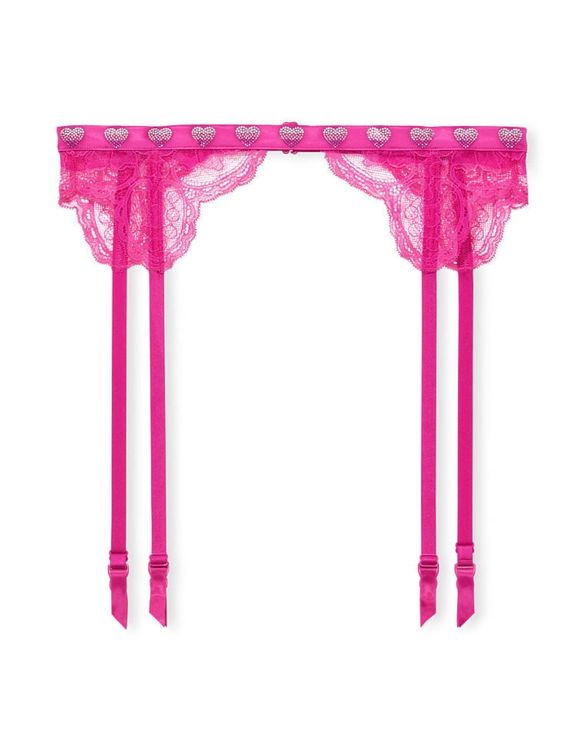 Victoria’s Secret Shine Strap Heart Garter Belt XS/S NEW Kaufen auf