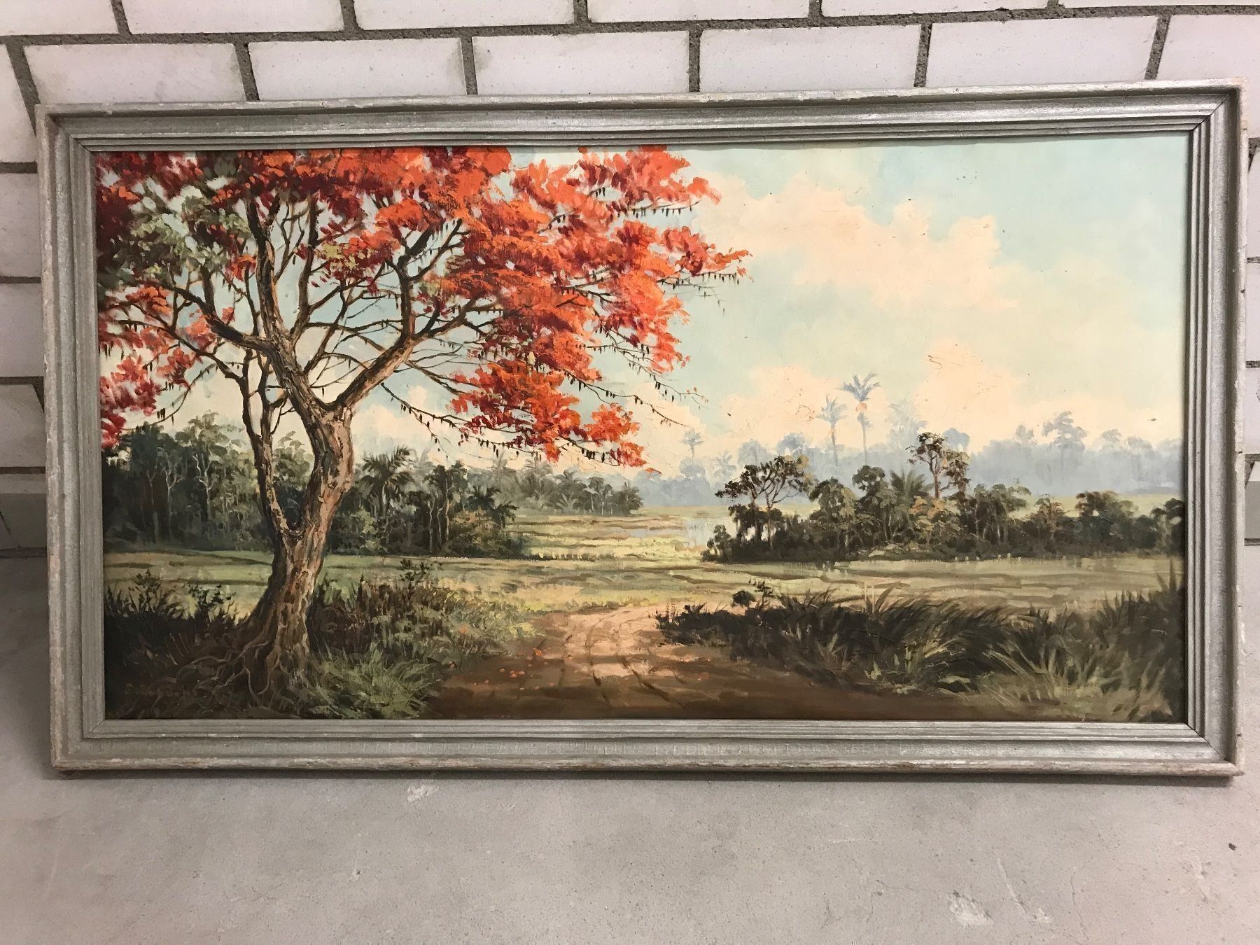 Dipinti: Schönes Antik Gemälde 139x80cm – Usato da Zürich venduto da otomado 1