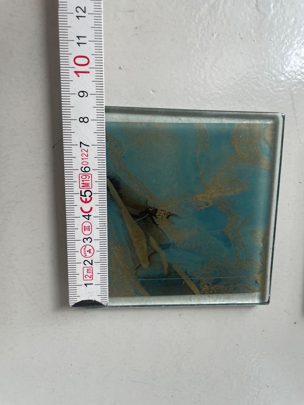 Sottobicchieri: 3 Untersetzer aus Glas – Usato da Minusio venduto da Pink222 4