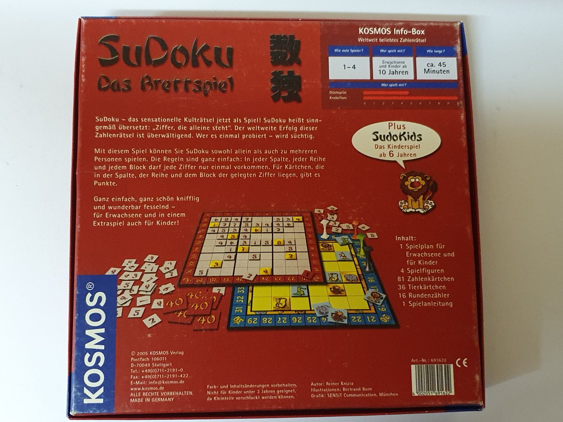 Giochi: SUDOKU - das Brettspiel / Kosmos – Usato da Oberdorf BL venduto da BaldenEagle 2