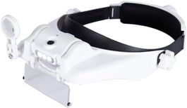 1.5X Kopfbandlupe mit 8X Lupe und LED-Licht