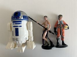 Star Wars Figuren Set R2-D2, Luke, Leia 