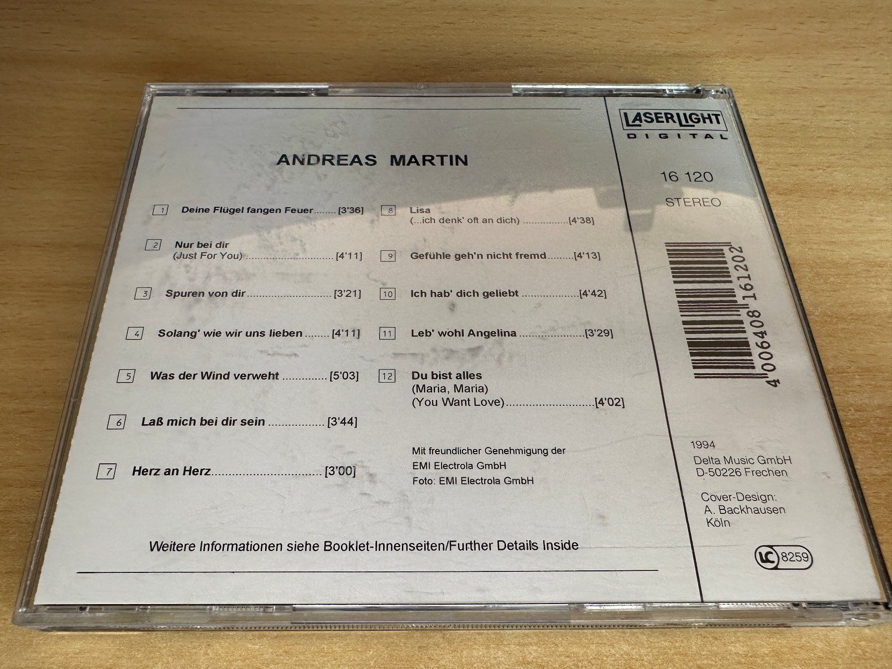 CD: U9 Andreas Martin – Andreas Martin – Usato da Rikon im Tösstal venduto da Alpenmutz 1