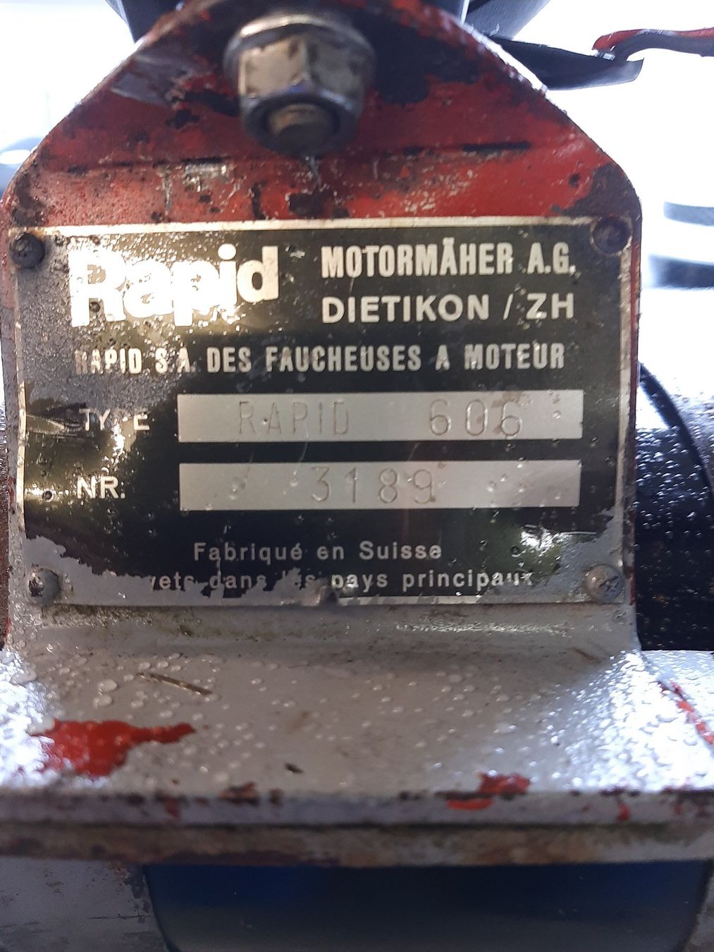 Sgombero neve: Einachser Schneepflug Rapid 606 – Usato da Rain venduto da Kleinmoto 7