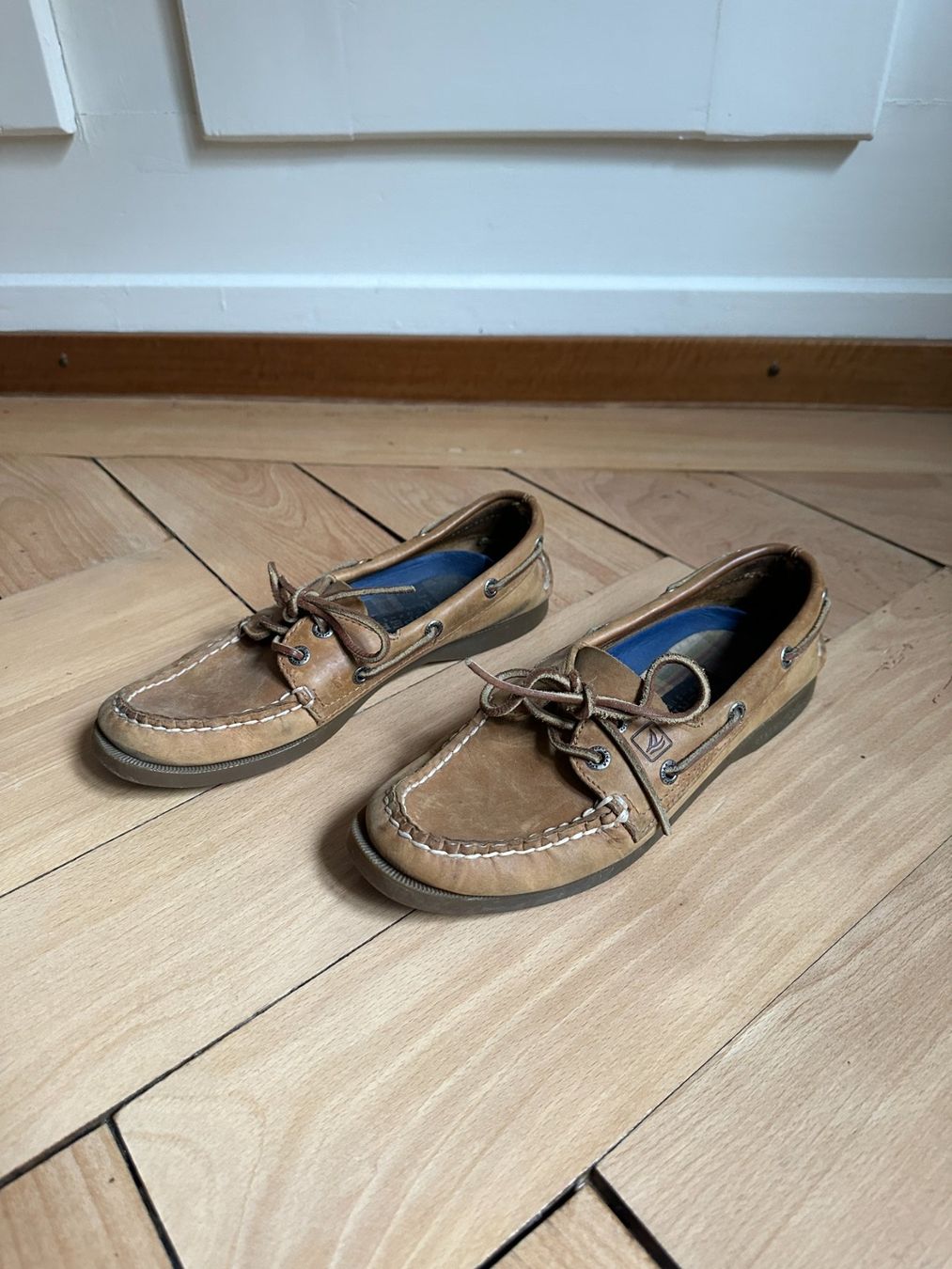 Scarpe da donna: SPERRY Top Sider - Leder Mokassins hellbraun 37 – Usato da Zürich venduto da Diazaio