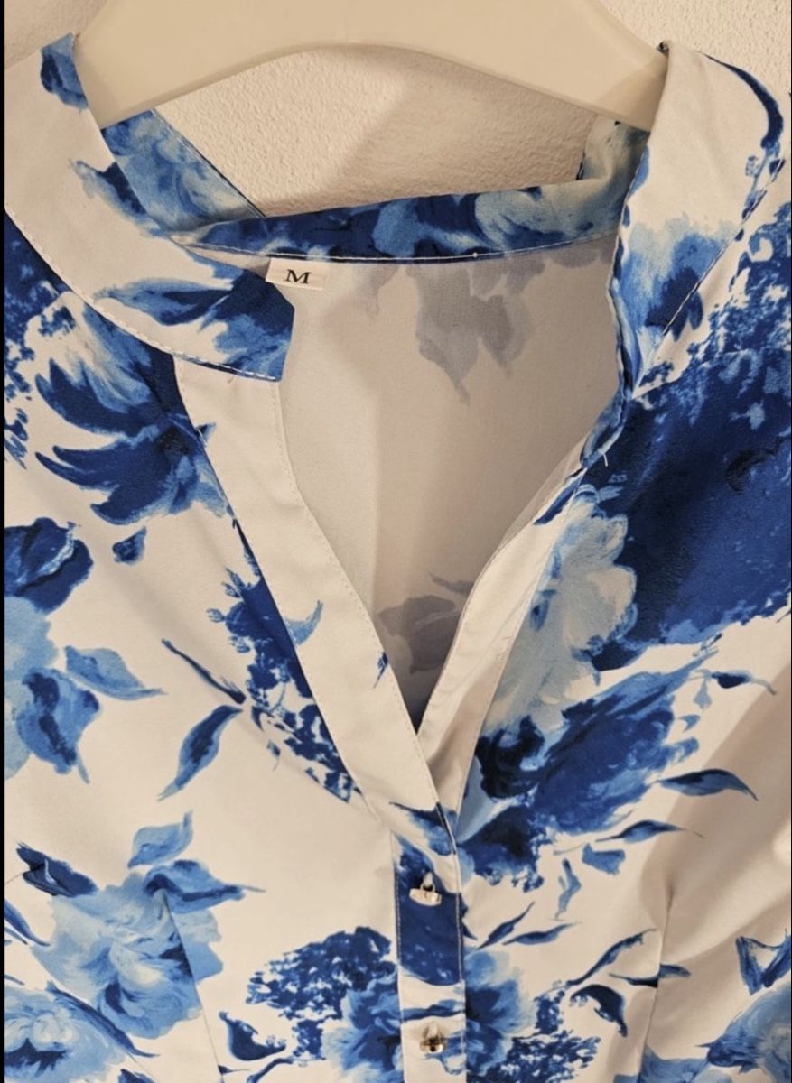 Vestiti: Blaues Sommerkleid, Blümchen, Gr. M – Nuovo (secondo la descrizione) da Schaffhausen venduto da Fundperle 1
