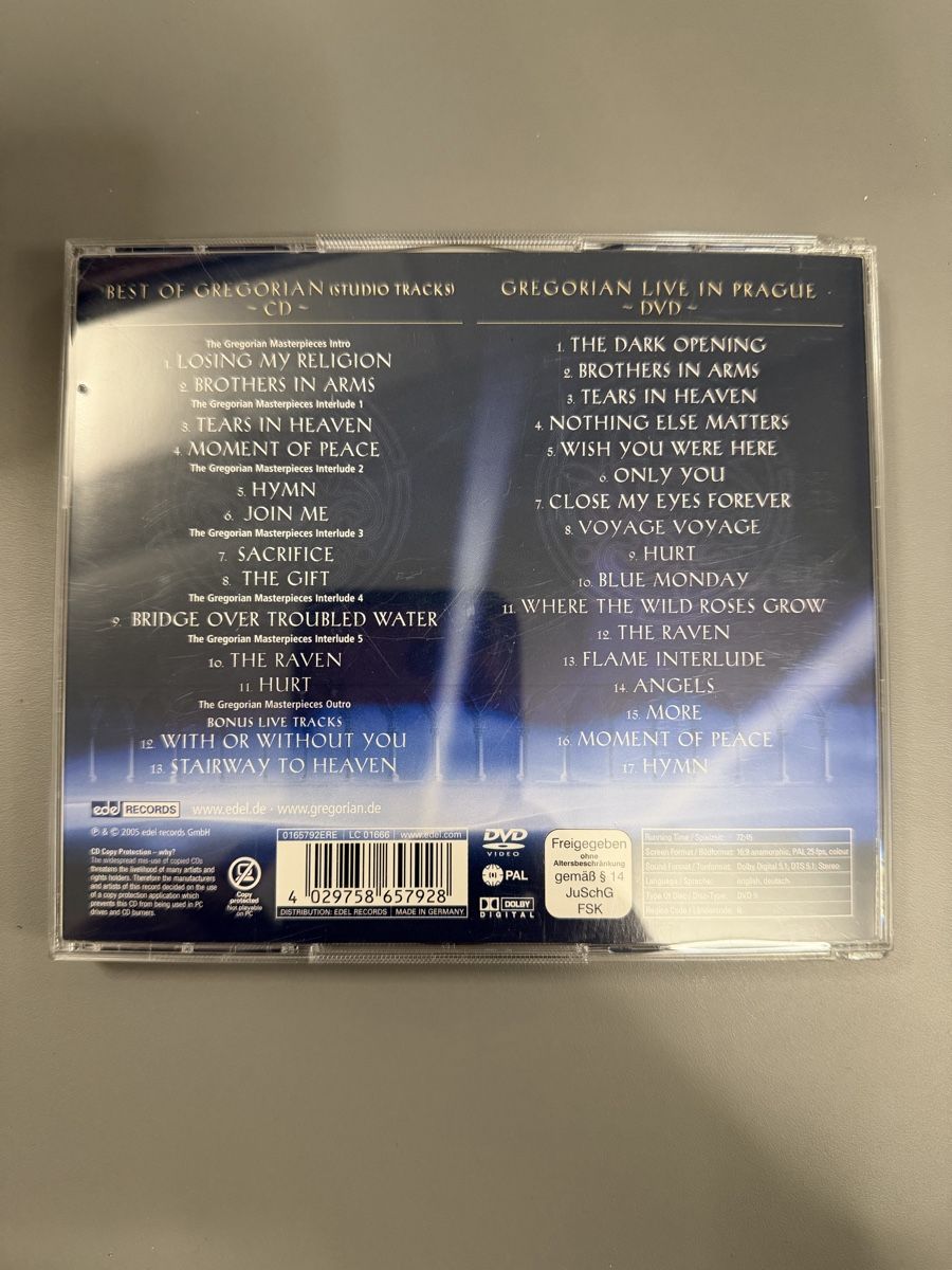 Alle DVDs: Gregorian - The Masterpieces - Decade I - CD+DVD Top! – Gebraucht aus Winterthur von ric_6jyz 1