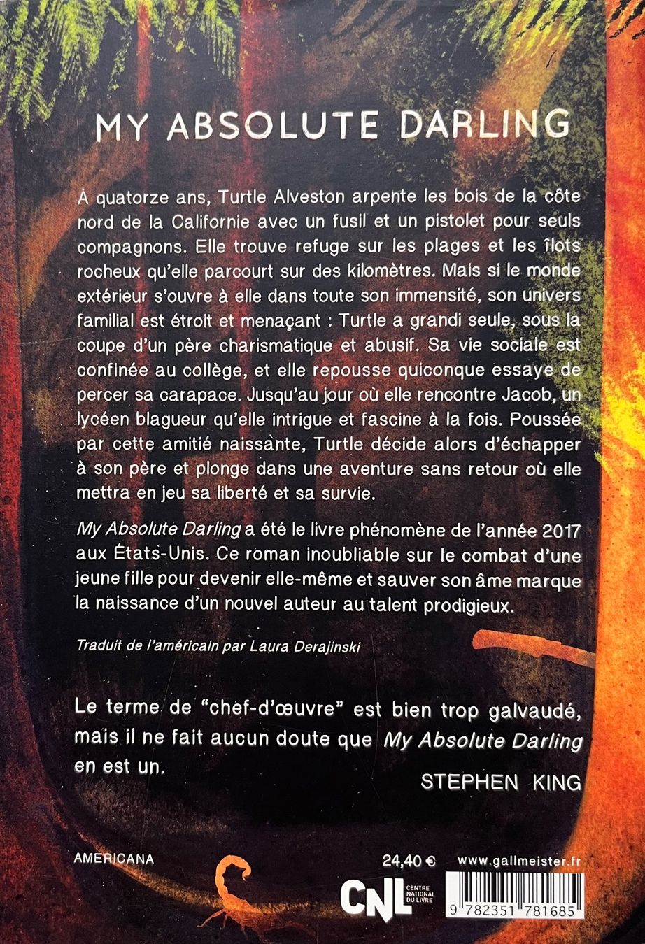 Libri: My absolute darling - Gabriel Tallent – Nuovo (secondo la descrizione) da Le Crêt-p-Semsales venduto da staglione69 1