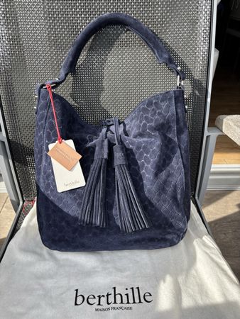BERTHILLE - Sac Hobo NEUF Navyblue