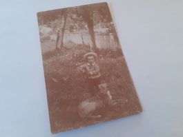 SCHWIIZER CHIND DAZUMAL - GARCON avec CHIEN - GENEVEYS-s-C.