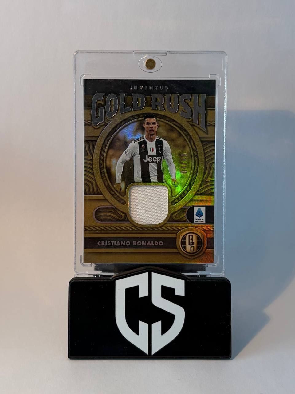 Topps Carte collezionabili: 2022 Gold Standard RONALDO Gold Rush Patch /49 Player-Worn – Usato da Oftringen venduto da collectsupply