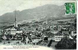 Kerns OW Dorfansicht 1914 Hotel Burgfluh gut erhalten