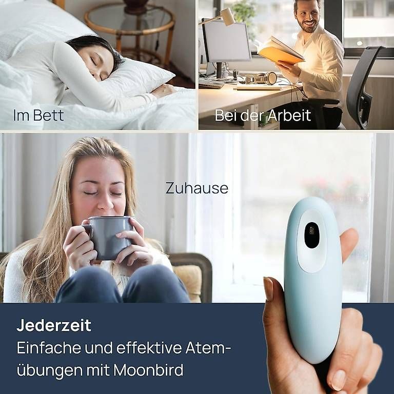 Attrezzature mediche: Moonbird Atem- und Meditationsgerät hellblau – Nuovo (secondo la descrizione) da Eichberg venduto da Kati30 2
