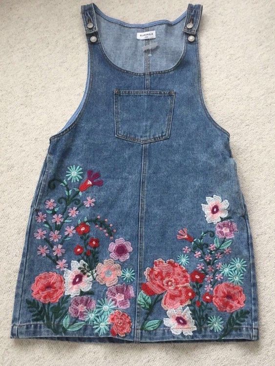 Jeans Trägerrock ca. 38 /40 GLAMEROUS (Gebraucht) in Zürich für CHF 21 ...