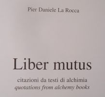 Alchemie-Bücher-Auszüge, vom Künstler Pier Daniele La Rocca