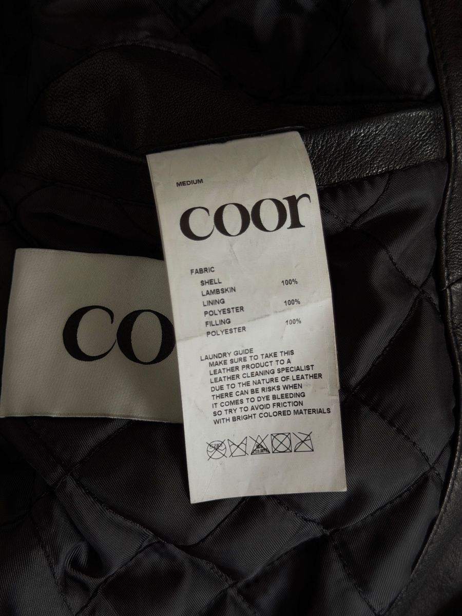 Giacche: Coor Black Lambskin Korean Leather Jacket – Usato da Uster venduto da b_b96 3