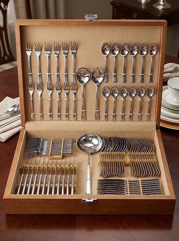 Bestecksets: Boite de couverts . 87  pieces – Gebraucht aus kloten von elbeuf