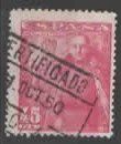 ESPANA Briefmarke mit Balkenstempel 1. OCT. 50  (10