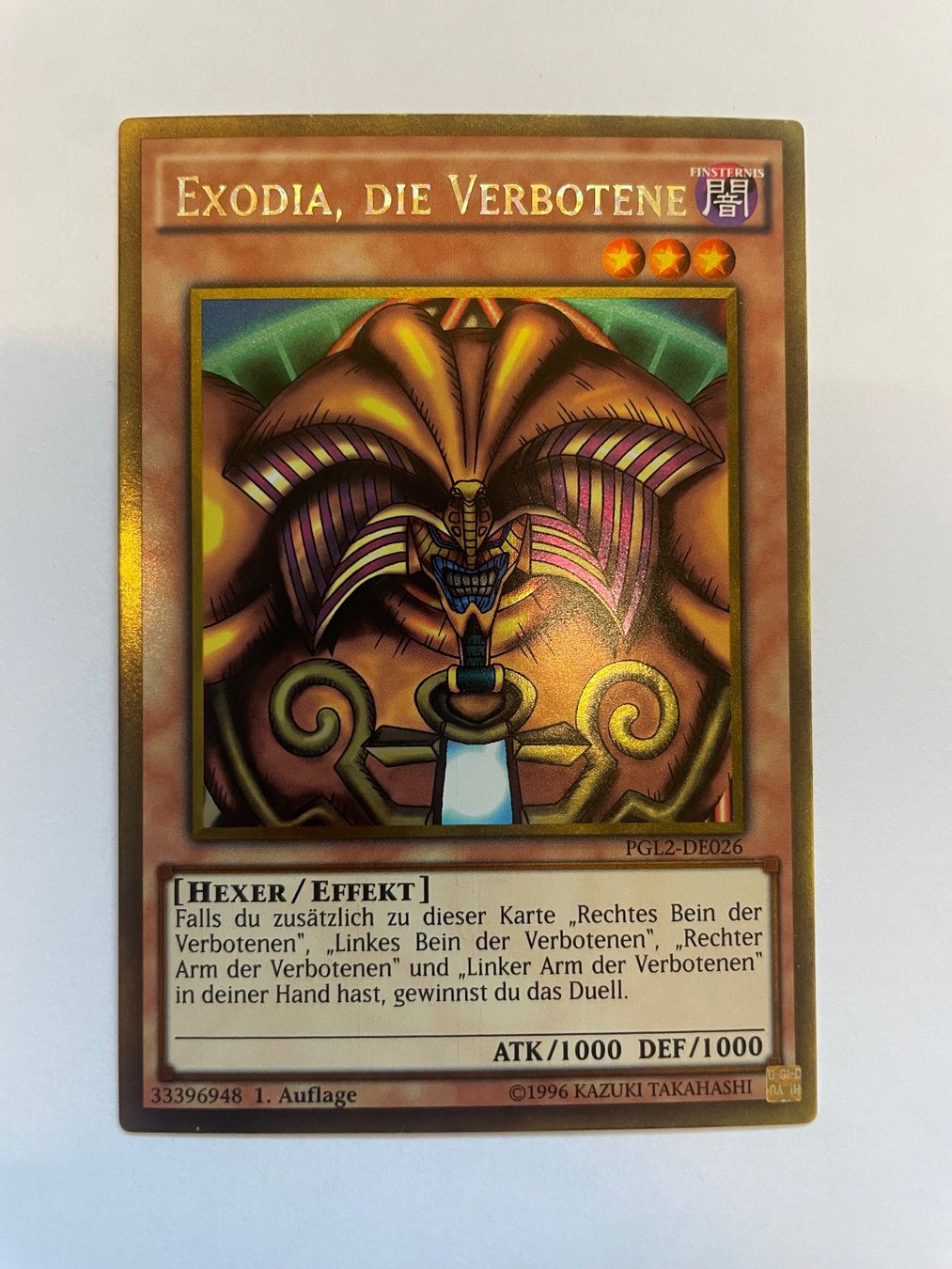 Yugioh Carte collezionabili: PGL2 Gold | Exodia, die Verbotene | Gold – Nuovo (secondo la descrizione) da Altstätten SG venduto da ChangeMaker