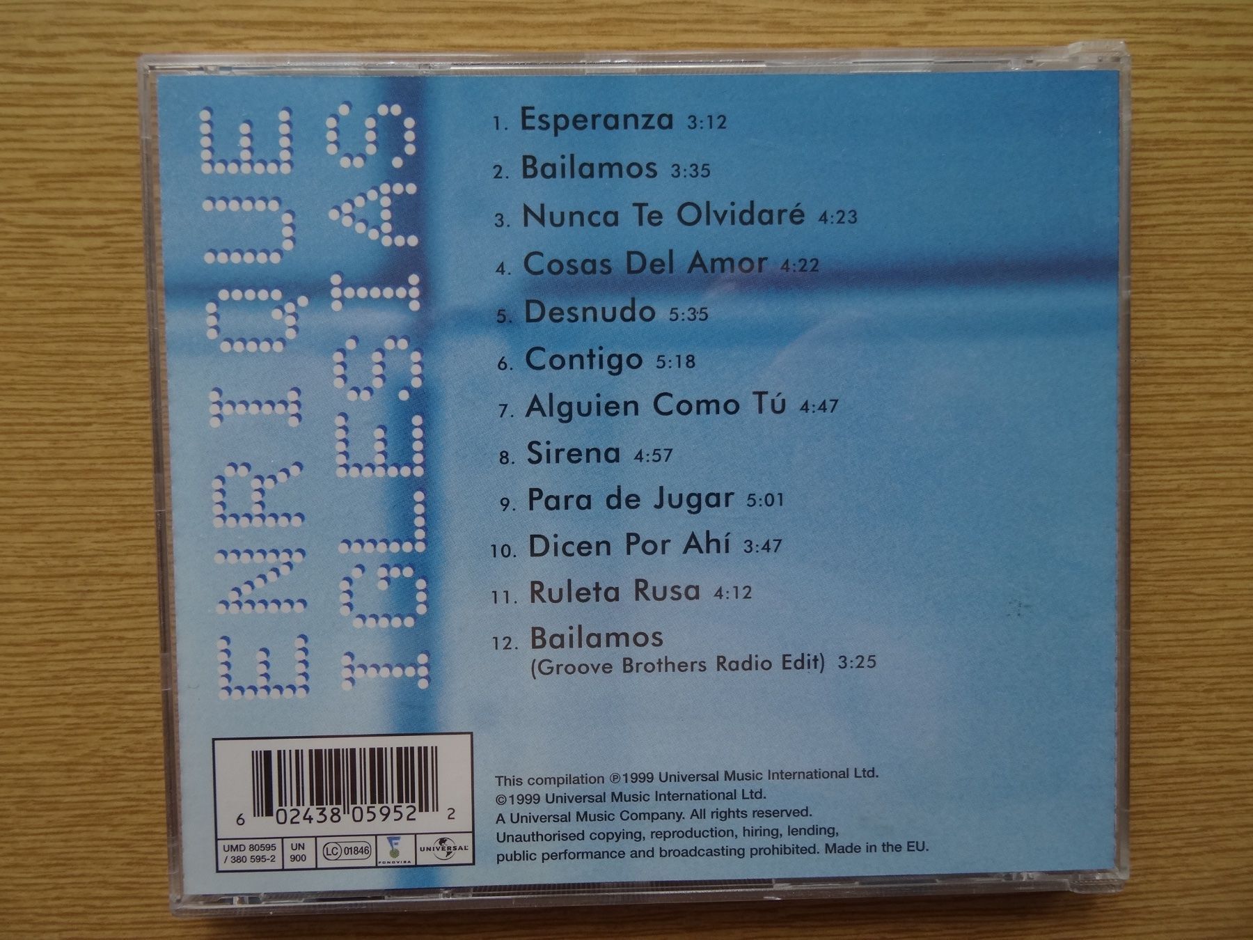 CDs: Enrique Iglesias Cosas del amor CD – Gebraucht aus Zürich von burdan 1