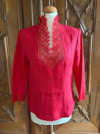 Wunderschöne Bluse, 100% Leinen, Größe M, Zustand: Neu