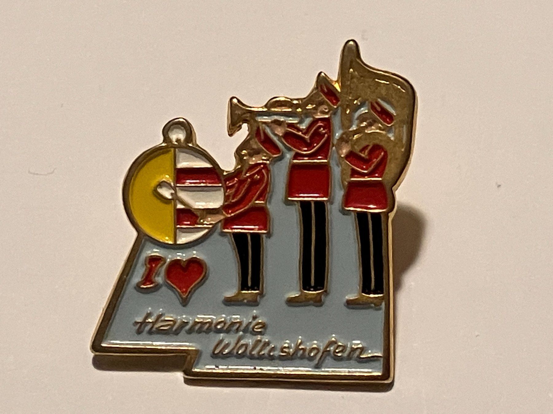Placchette & Badge: 1 Pin Harmonie Wolleshofen – Usato da Basel venduto da djwwpp