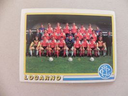 Orginal Panini Fussball Bild Schweiz FC Locarno Jahr 1997