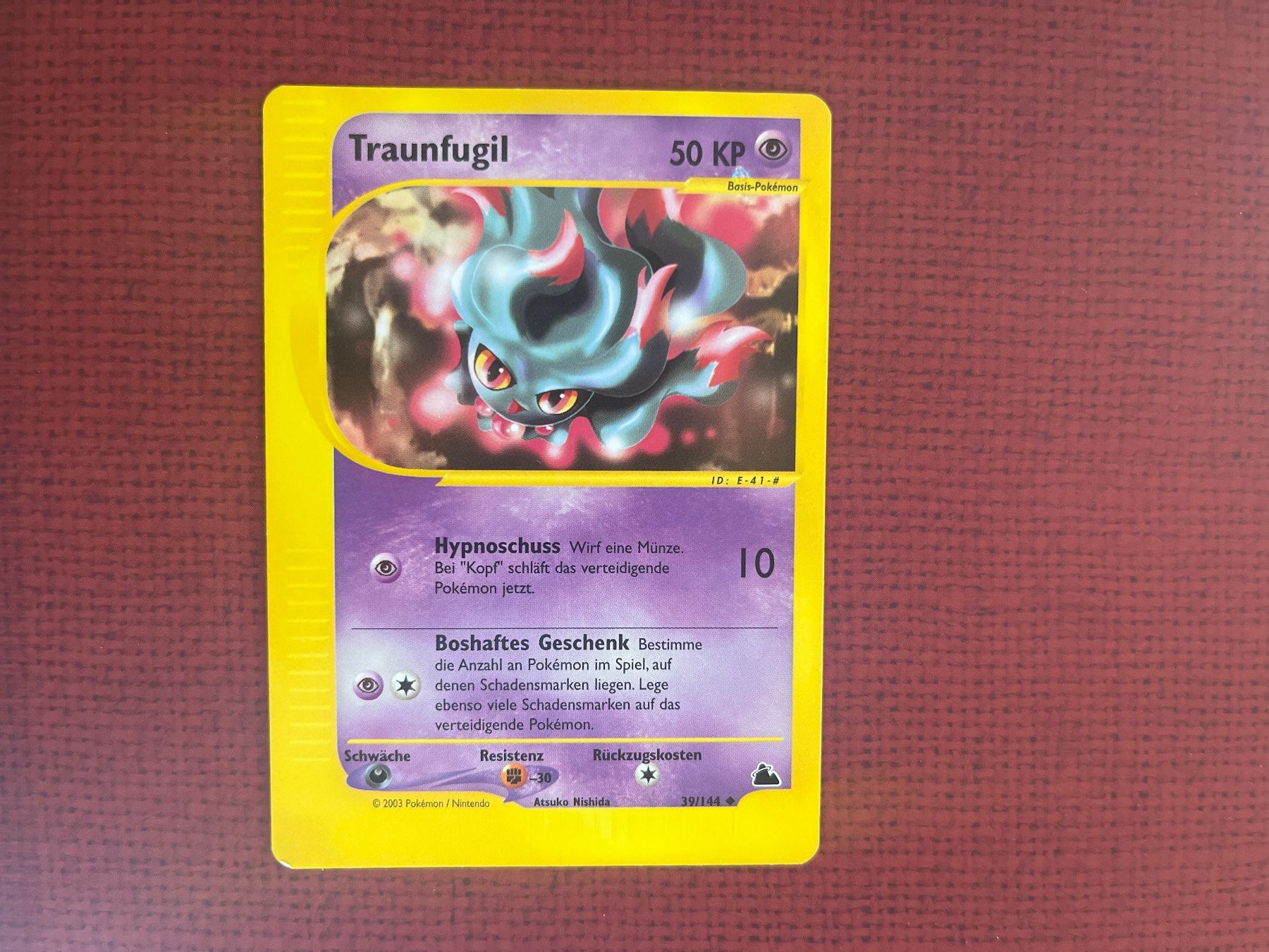 Pokémon Carte collezionabili: Pokemon Traunfugil Skyridge Deutsch – Usato da Wabern venduto da Collectfun