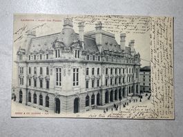 Alte Ansichtskarte Lausanne Hotel des Postes,