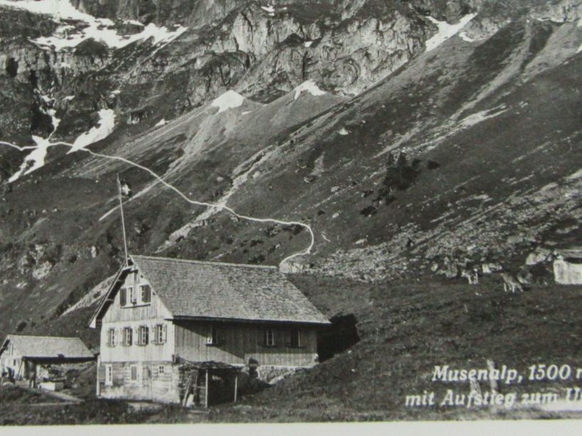 Cartoline postali: MUSENALP URI AK – Usato da Ettingen venduto da Hausi4711 1