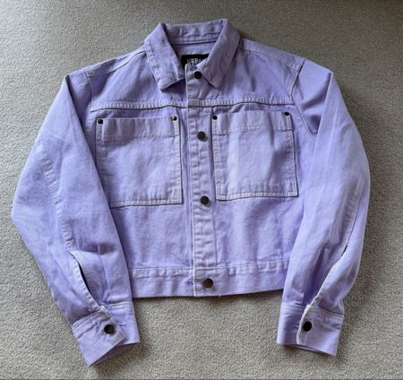 Jeans Jacke Urban Classic, small, S, neu, hell lila, Flieder