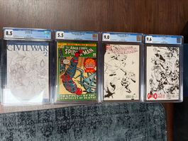 CGC Comics: Amazing Spider-Man & Co. Top Zustand!