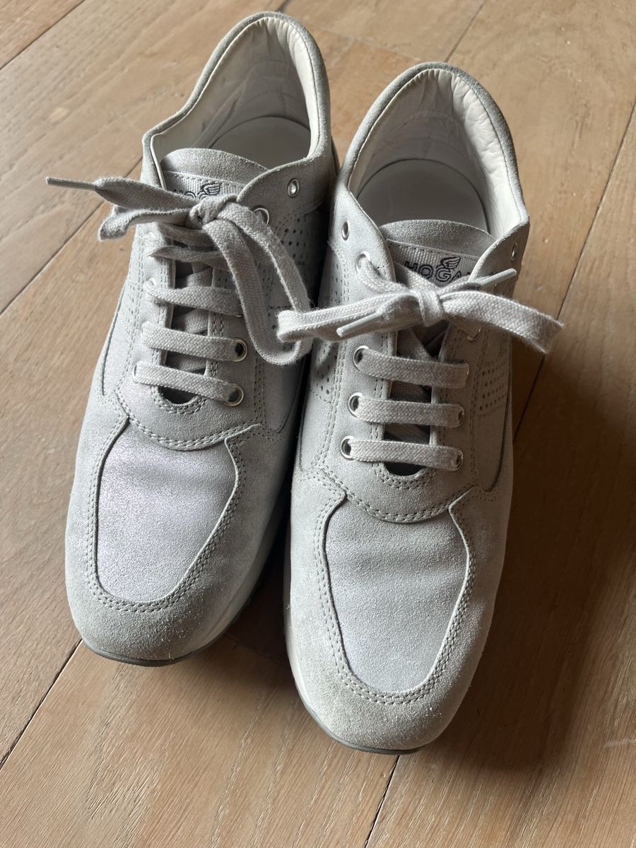 Hogan Scarpe da donna: Hogan Sneaker Hellgrau/blau Gr. 39 – Usato da Zürich venduto da ghome 1