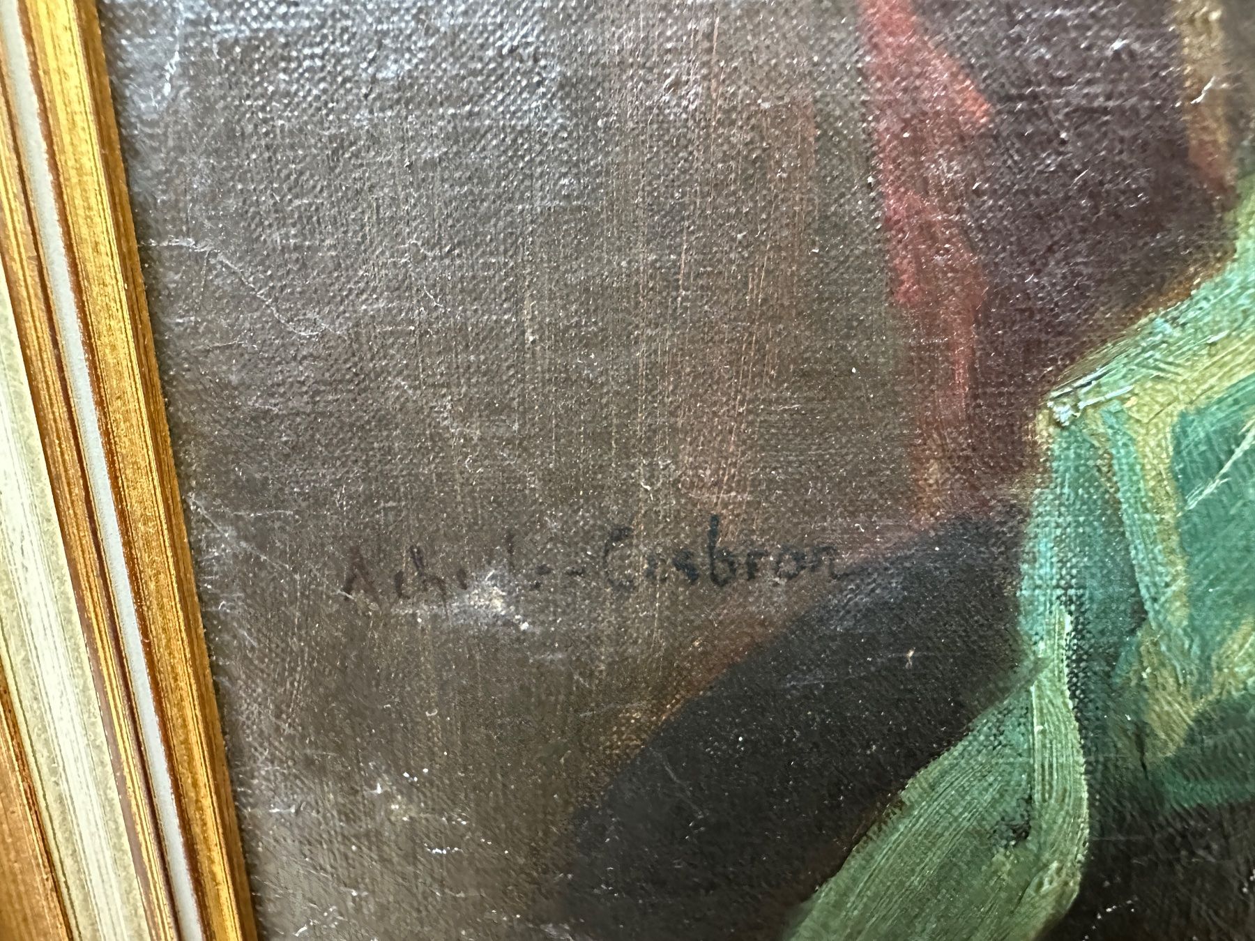 Dipinti: Gemälde Porträt Signiert – Usato da arlesheim venduto da Art.en1 3